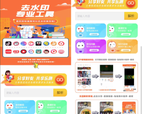 2022最新版去水印小程序源码